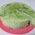 さなぽｎ's cooksnap of when they made 抹茶が香るレアチーズケーキ～♪.