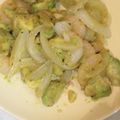 あたむ♪'s cooksnap of when they made えびとアボガドのガーリック炒め.