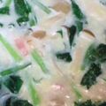 ハルサン38's cooksnap of when they made 小松菜のクリームシチュー風スープ.