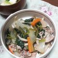 かあたらあ's cooksnap of when they made 豚肉のほうれん草炒めはマヨネーズでね！.