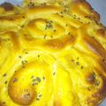 なきょたろう's cooksnap of when they made さつまいもクリームの黒糖パン.
