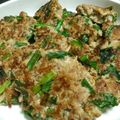 satooka's cooksnap of when they made 子供と一緒に…簡単！にらもやしのミンチ焼.