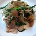 すまいるずんこ's cooksnap of when they made ザーサイがきめ手！豚肉・もやし・にら炒め.