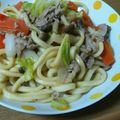 hitocco's cooksnap of when they made 夏にさっぱり☆簡単焼きうどん☆ダシ味.