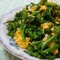 mmameco's cooksnap of when they made 簡単、菜の花の卵とじ（葉物野菜で対応可）.