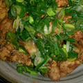 咲哉。's cooksnap of when they made サクサク鶏のネギソース.