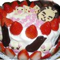 2980385's cooksnap of when they made クリスマスケーキのデコに！！チョコの羽.
