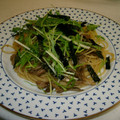 ほっしーまま's cooksnap of when they made きのこと水菜の和風パスタ★.