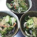 はらぺこ青虫's cooksnap of when they made 胡瓜ｶﾆｶﾏの酢の物.