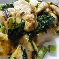 maruru-nn's cooksnap of when they made 鶏胸肉のネギ塩焼き、野沢菜入り.