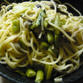 maruru-nn's cooksnap of when they made 簡単　キノコの和風パスタ（梅風味）.