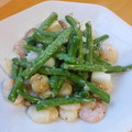 erizow3's cooksnap of when they made 冷凍むきエビの塩こうじバター炒め.