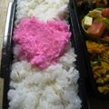 maruru-nn's cooksnap of when they made お弁当に✿桜でんぶでラクガキ～♡.
