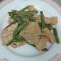 nontanmama's cooksnap of when they made アスパラと鶏ムネ肉のマヨ醤油炒め.