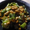 maruru-nn's cooksnap of when they made おくら納豆 ♬.