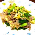 miino's cooksnap of when they made 柔らか～い豚ちゃん＋小松菜(^0_0^).