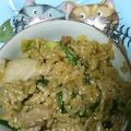 ミーチェタン's cooksnap of when they made 豚肉とレタスの生姜焼き風チャーハン.