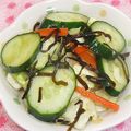 ぷらすないん's cooksnap of when they made 塩昆布で簡単浅漬け♪.