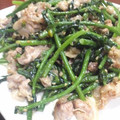 まる１０'s cooksnap of when they made 菜の花と豚肉のからしマヨネーズ炒め.