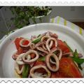 ゆのたママ's cooksnap of when they made スルメイカとトマトのソテー、10分.