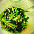 kakopuu's cooksnap of when they made うちの味♪ほうれん草のごま和え.