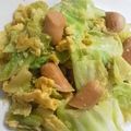 highzi's cooksnap of when they made キャベツとウインナー炒め.