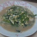 ぷくぷくラッキー's cooksnap of when they made 鮭とほうれん草の卵とじ.