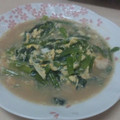 ぷくぷくラッキー's cooksnap of when they made 鮭とほうれん草の卵とじ.