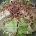 kimimaruo's cooksnap of when they made キャベツと豆腐とエノキの魚醤炒め.