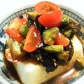 ぢんぴよ's cooksnap of when they made トマトとアボカドのあっさり冷奴.