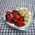 kemeta's cooksnap of when they made いちご in チョコヨーグルト デザート.