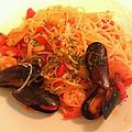 yonetann's cooksnap of when they made ✿魚介の旨味万歳♪ペスカトーレ✿.