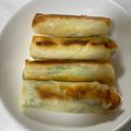 sachimaimo's cooksnap of when they made エビとスナップエンドウのチーズ春巻き.