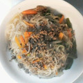 ｽｸﾞｸﾐ's cooksnap of when they made ご飯が進む☆いんげんとひき肉の春雨炒め.