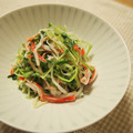 rapita's cooksnap of when they made 豆苗とかにカマのマヨ和え.