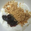 サーフブレイド's cooksnap of when they made きなこあんこヨーグルト.