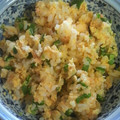 サーフブレイド's cooksnap of when they made ヘルシー！鮭フレークとピーマンの炒飯風！.