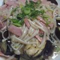 cookhouse's cooksnap of when they made なすのえのきベーコンあんかけ.