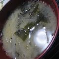 ♥ゆみ♥'s cooksnap of when they made 白でも黒でも♪ゴマみそ汁.