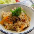 ☆YOUMA☆'s cooksnap of when they made たっぷり舞茸炊き込みご飯.