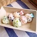 ｘｘyuzumikanｘｘ's cooksnap of when they made 春の３色団子弁当.