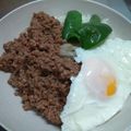 likepansy's cooksnap of when they made 簡単☆焼肉のタレ丼.