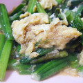 キャシーキャサリン's cooksnap of when they made 鉄分たっぷり☆ほうれん草卵炒め.