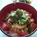 さんぱうろ's cooksnap of when they made マグロと納豆ののっけ丼.