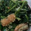湖のカフェ's cooksnap of when they made ほうれん草のマヨソテー.