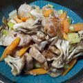 ゆぅみ３６'s cooksnap of when they made 塩麹で＊豚ヒレとセロリの炒めもの.