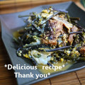 putimiko's cooksnap of when they made わらびとサバ缶の卵とじ.