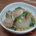 mhanako's cooksnap of when they made 肉詰め蒸し大根.