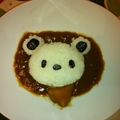したろう☆ミ's cooksnap of when they made かわいい♪簡単カレーぱんだランチプレート.