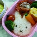 hit13chara's cooksnap of when they made お弁当〜ミッフィー.